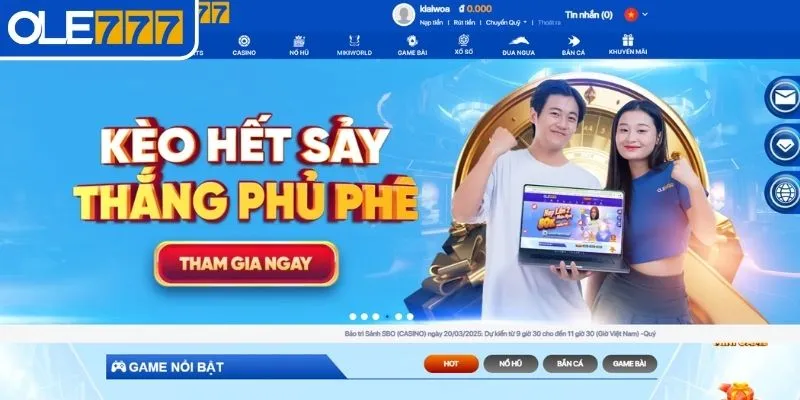 Giới thiệu về sân chơi cá cược trực tuyến OLE777 